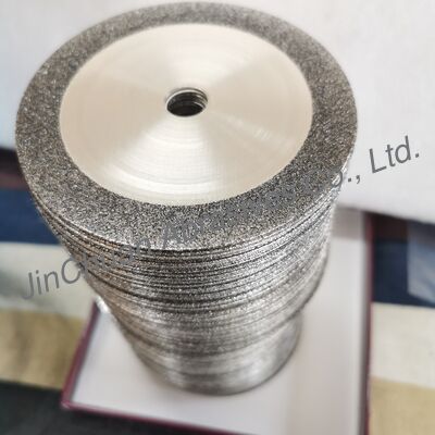 Customed Single-Sided Abrasive Electroplated CBN Cutting Blades 100*0.8*12.7mm B60/70