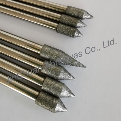 คุณภาพ  Custom-Made Electroplated Diamond Grinding Heads In Various Sizes. For Cemented Carbide โรงงาน
