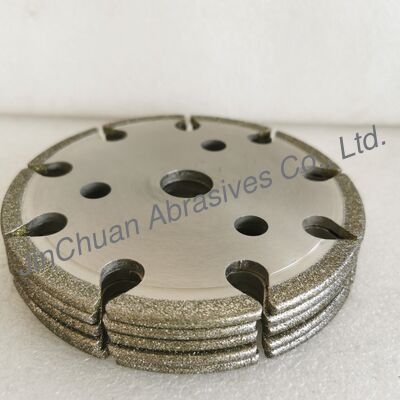 Electroplated Diamond Grinding Wheel 105/125/145mm for Sharpening Steel Chainsaw Chains