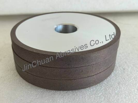 D150 Grit Resin Bonded Diamond Grinding Wheel Flat Shape Aluminium