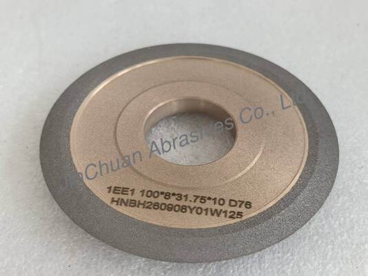 1EE1 Hybrid Wheel Straight Wheel With Side Angles For CNC Tool Grinding Machines 