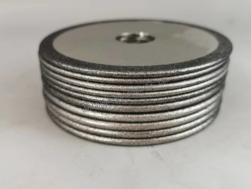 Customized 1F1 Electroplated CBN Grinding Wheels Diameter 105 B80/100