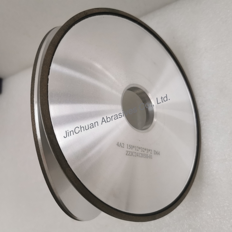 150*12*32*3*2mm 4A2 Resin Bond Grinding Wheel Top Pick For Face And Peripheral Grinding