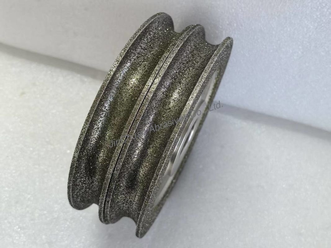 Durable Electroplated Diamond Grinding Wheels For Precision Grinding And Sharpening 1F6Y Shape