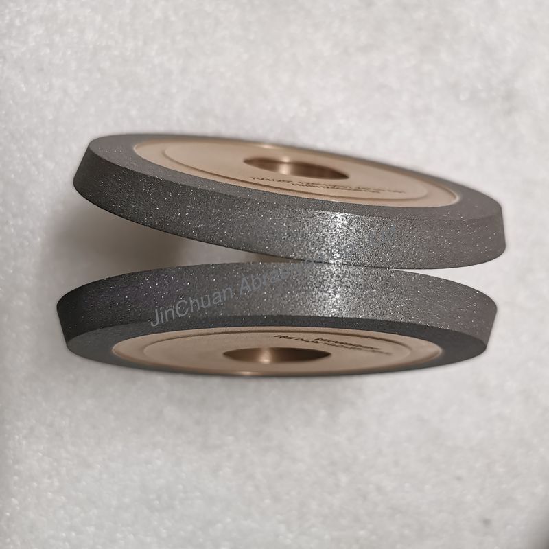 Resin And Metal Hybrid Bond Diamond Grinding Wheel 1V1/20° 125*10*31.75*10mm D91  Higher Efficiency, Longer Life And Shape Retention