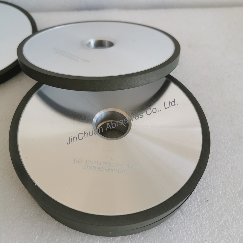 1A1 150*10T*25.4*5mm D400 C100 Resin Bond Diamond Grinding Wheel For Grinding Carbon Brush