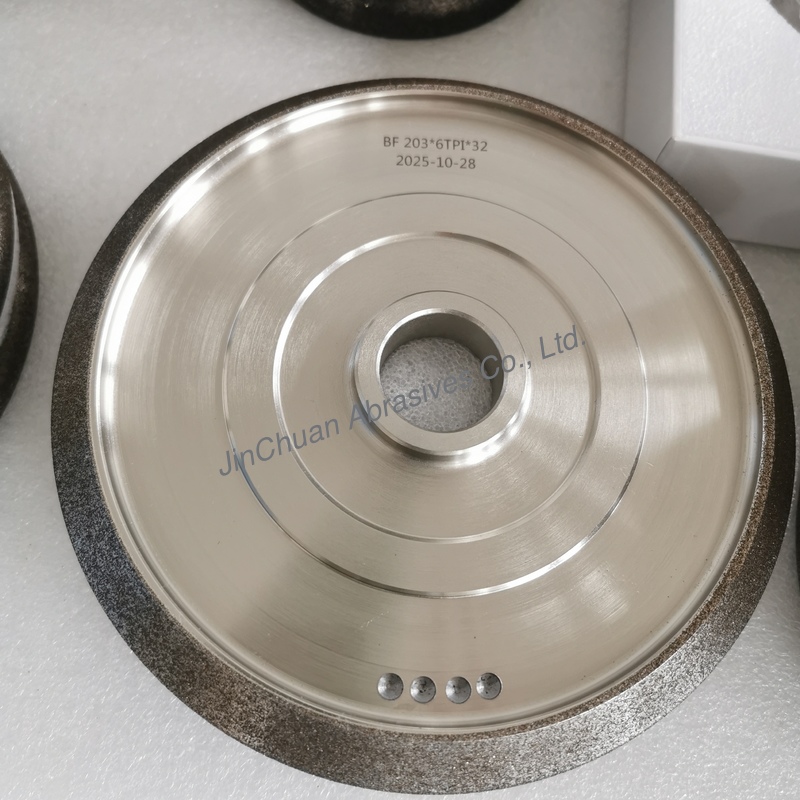 Customizable 8" 6TPI Electroplated CBN Grinding Wheels For Personalized Grinding Needs