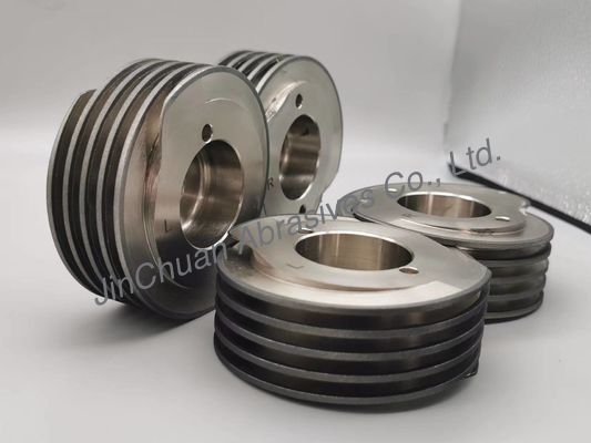 Electroplated Bonded Cbn Helical Wheels 99.06 * 38.1 * 15.93 มม. สำหรับกรรไกรเจียร