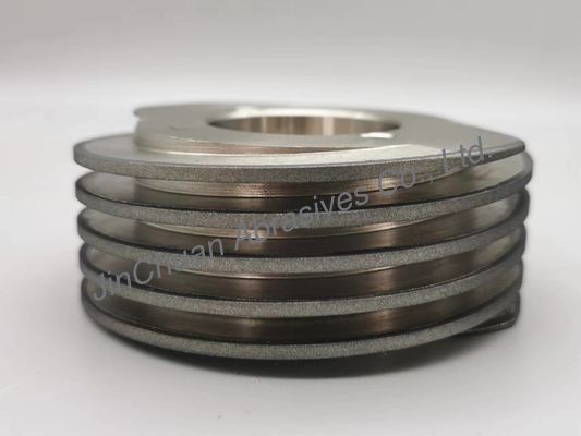 Electroplated Bonded Cbn Helical Wheels 99.06 * 38.1 * 15.93 มม. สำหรับกรรไกรเจียร