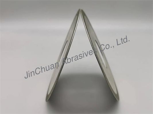 ใบมีดเจียรเพชรเงิน Electroplated สำหรับ 1A1 100mm * 0.8mm * 7mm