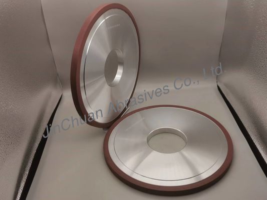 250 * 76.2 * 12 * 10 มม. ล้อเจียรเพชรเรซิ่นผูกมัดสำหรับมีดทังสเตนคาร์ไบด์