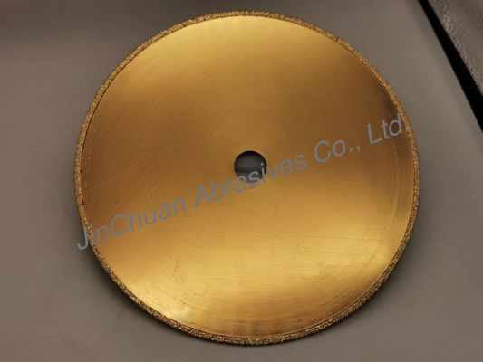1A1R Electroplated CBN Diamond Grinding Wheel 210 * 0.8 * 20 * 2 มม. พร้อมไททานิค