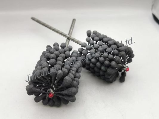 60*80*200 แปรงขัดทรงกระบอกซิลิกอนคาร์ไบด์แบบยืดหยุ่น 600 กรวด