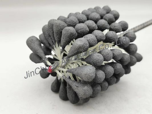 80*80*200 มม. แปรงขัดแบบยืดหยุ่น Cubic Boron Nitride 80 Grit