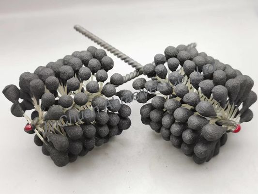 80*80*200 มม. แปรงขัดแบบยืดหยุ่น Cubic Boron Nitride 80 Grit