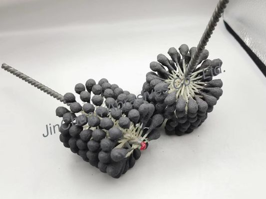 80*80*200 มม. แปรงขัดแบบยืดหยุ่น Cubic Boron Nitride 80 Grit