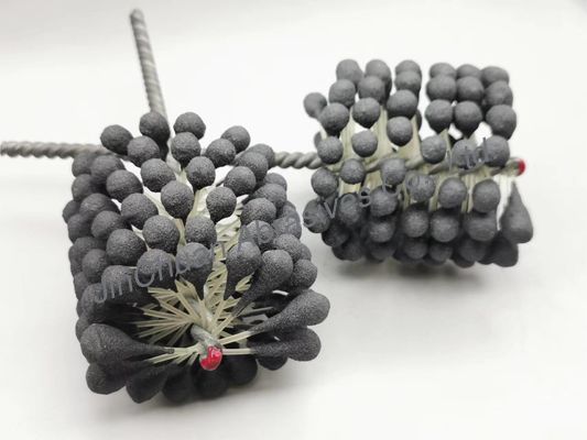 80*80*200 มม. แปรงขัดแบบยืดหยุ่น Cubic Boron Nitride 80 Grit