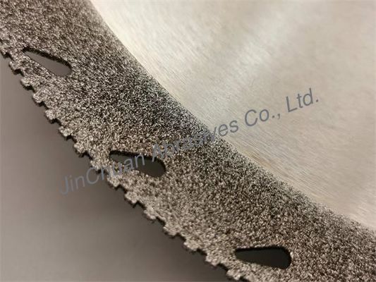 ล้อเพชร Cbn Electroplated เส้นผ่านศูนย์กลางที่กำหนดเอง 260 1.6 50 20 B80100