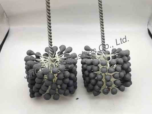 100 * 80 * 200 มม. แปรง Honing Ball แบบยืดหยุ่นสำหรับ Bores Cleaning and Finishing