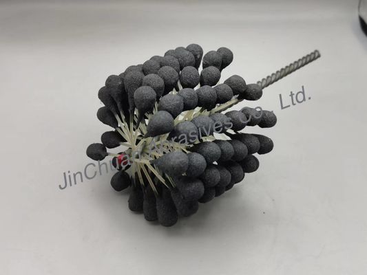 100 * 80 * 200 มม. แปรง Honing Ball แบบยืดหยุ่นสำหรับ Bores Cleaning and Finishing