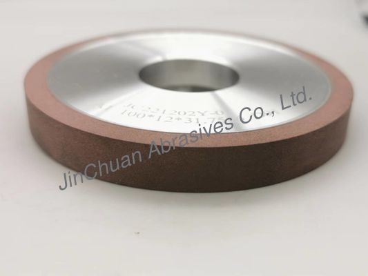 1A1 เพชรเจียรเรซิ่น Bonded Wheel ฐานอลูมิเนียม 75 * 6mm