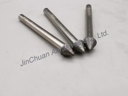 Electro Deposited Tip 1k1w การเจียรจุดติดตั้ง Diamond Abrasives D126