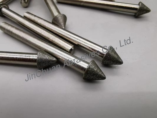 Electro Deposited Tip 1k1w การเจียรจุดติดตั้ง Diamond Abrasives D126