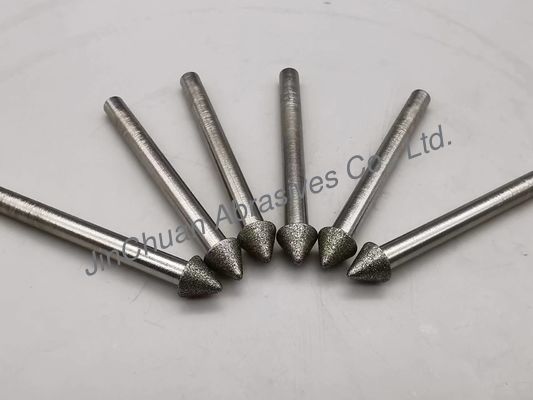 Electro Deposited Tip 1k1w การเจียรจุดติดตั้ง Diamond Abrasives D126