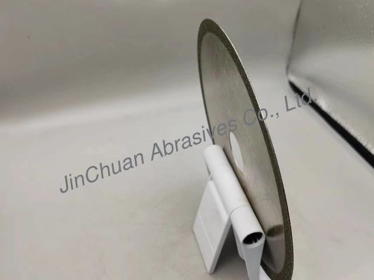 ล้อเจียรเพชรสีเงินแบน 200 มม. * 1.0 มม. * 31.75 มม. * 10 มม. สำหรับอุตสาหกรรม