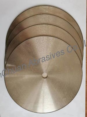 ใบมีดตัดเพชรชุบไฟฟ้าขนาดเส้นผ่านศูนย์กลาง 350 สำหรับแท่งยาง D60/70