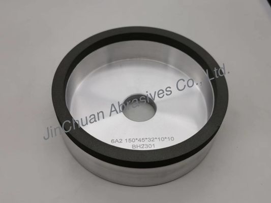 ล้อเจียรคัพสำหรับเหล็ก HSS 6A2 150 มม. Cbn เรซิ่น