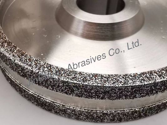 ร่างเหล็กเคลือบไฟฟ้า CBN ล้อเลื่อย กว้าง 100 เลข Grit B301