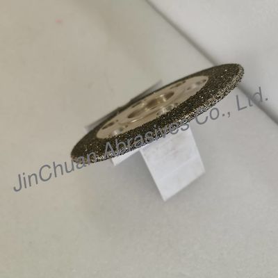 กว้าง 150 มิลลิเมตร เครื่องบด CBN ที่เคลือบด้วยไฟฟ้า พร้อมหลุมลดน้ําหนัก