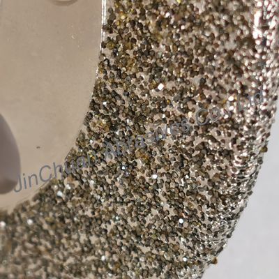 กว้าง 150 มิลลิเมตร เครื่องบด CBN ที่เคลือบด้วยไฟฟ้า พร้อมหลุมลดน้ําหนัก