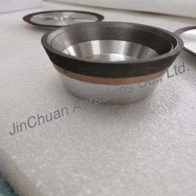 กว้าง 100mm 11V9 Cup-Shaped Resin Bond CBN Grinding Wheel