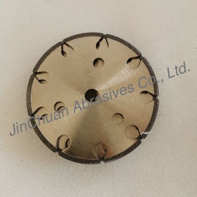 B80/100 145*4.8 * 16 *6 มม ดินาซาว CBN จักรพายุ เครื่องบดสําหรับแกร่งเลื่อยโซ่