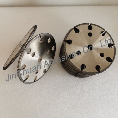 B80/100 145*4.8 * 16 *6 มม ดินาซาว CBN จักรพายุ เครื่องบดสําหรับแกร่งเลื่อยโซ่