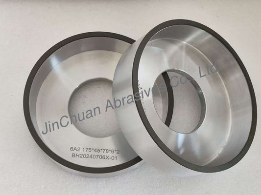 6A2 หมุนบดพลาสติกสําหรับ HSS เหล็ก Cbn บดแผ่น 175mm