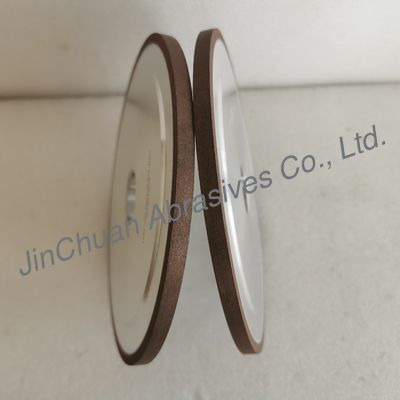 14A1 200mm D107 ผ่าพันธนาการเรซิน ทองเหลืองบดล้อสําหรับ sharpening ชุดตัดมีดตรงสําหรับเครื่องจักรไม้