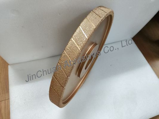 400 มิลลิเมตร แกรฟเกรน วัคูมิท แบรซ ดิแอมงล้อ D25/30 ล้อบดสําหรับเหล็กเหล็ก