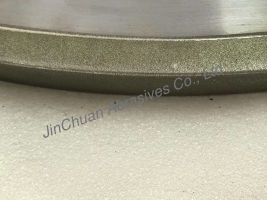 กว้าง 609.6mm Grit D170/200 ล้อเลื่อยเพชรเคลือบไฟฟ้าสําหรับเลื่อยท่อใยคาร์บอน