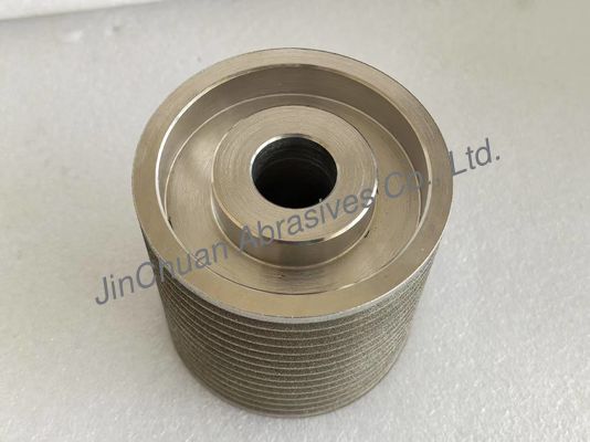 ขนาดและรูปร่างพิเศษ สีแอมเบอร์ ล้อ Cbn ที่ติดต่อด้วยไฟฟ้าสําหรับการบดและคม