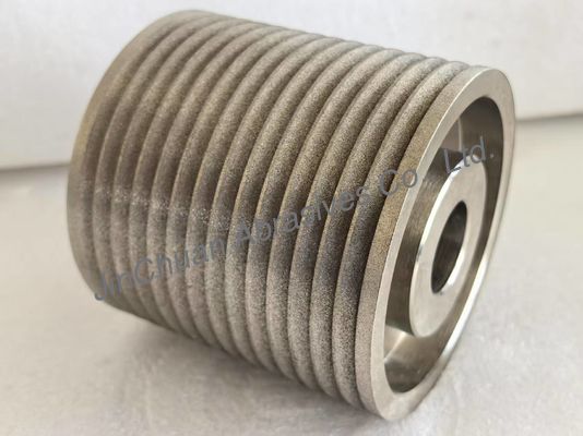 ขนาดและรูปร่างพิเศษ สีแอมเบอร์ ล้อ Cbn ที่ติดต่อด้วยไฟฟ้าสําหรับการบดและคม