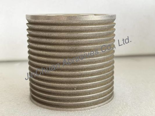 ขนาดและรูปร่างพิเศษ สีแอมเบอร์ ล้อ Cbn ที่ติดต่อด้วยไฟฟ้าสําหรับการบดและคม