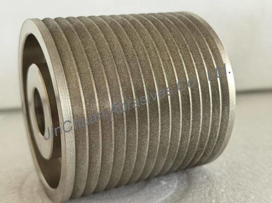 ขนาดและรูปร่างพิเศษ สีแอมเบอร์ ล้อ Cbn ที่ติดต่อด้วยไฟฟ้าสําหรับการบดและคม