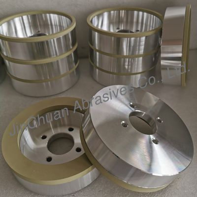 6A2 150*40*40*20*10มม. D600 ล้อเจียรเพชรชนิด Vitrified Bond เครื่องมือขัดละเอียดพิเศษ