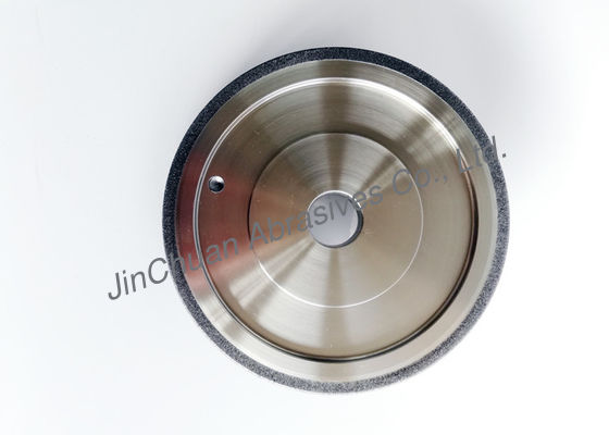 203.2 มิลลิเมตร * 22.23 มิลลิเมตร B213 / 8 "ไม้ -Mizer CBN เหลาล้อ / Electroplated CBN ล้อสำหรับเลื่อยวงเหลา