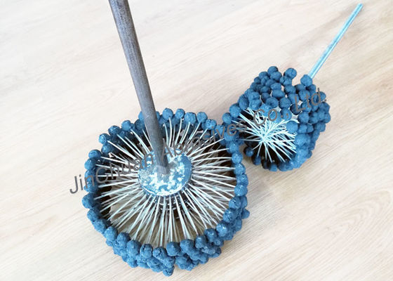 เส้นผ่านศูนย์กลางขนาดใหญ่ขึ้นและแปรงขัด Hone Silicon Carbide Flex Hone Brush