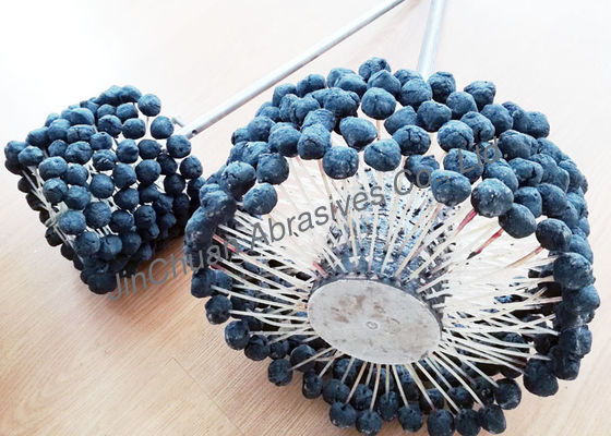 เส้นผ่านศูนย์กลางขนาดใหญ่ขึ้นและแปรงขัด Hone Silicon Carbide Flex Hone Brush