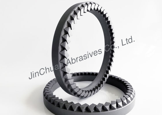 ล้อเพชรทรงกระบอกเผาที่มีความแข็งแรงสูงสำหรับผ้าเบรคขนาดที่กำหนดเอง